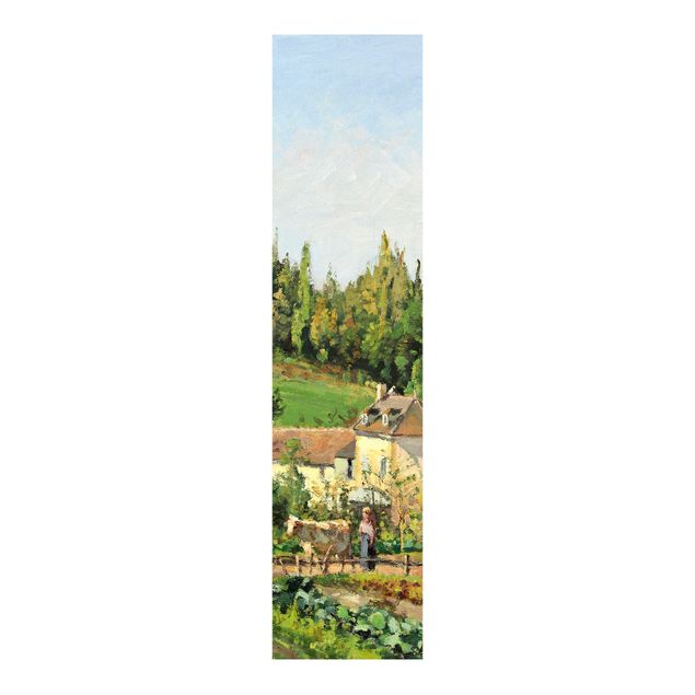 Schiebegardinen Kunstdrucke Camille Pissarro - Kleines Dorf