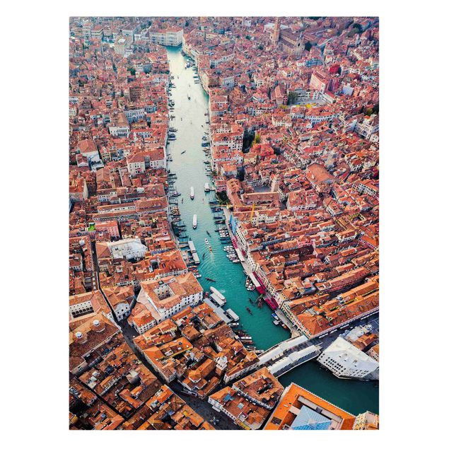Leinwandbild - Canal Grande in Venedig - Hochformat 3:4
