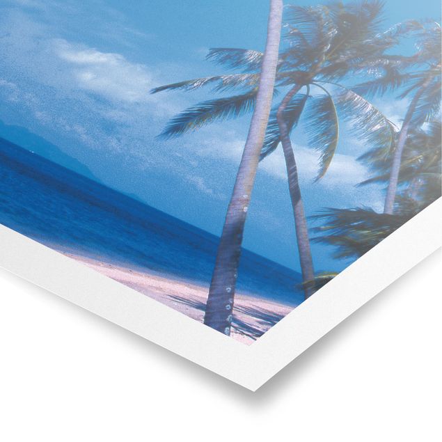 Poster bestellen Mauritius Beach