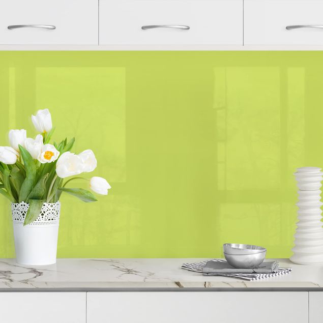 Platte Küchenrückwand Frühlingsgrün