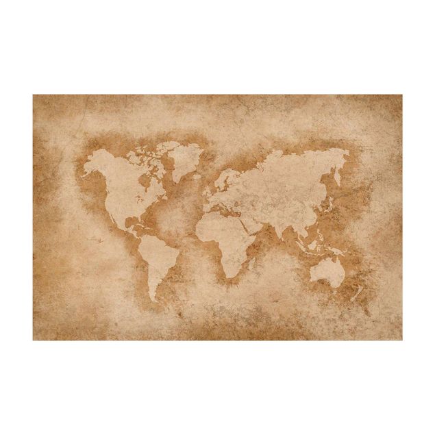 Teppich Weltkarte Antike Weltkarte