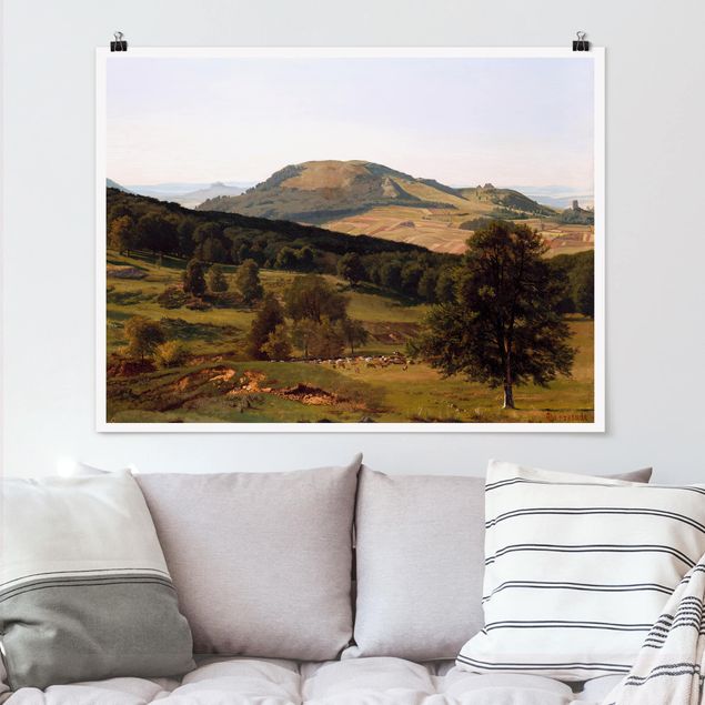 Wand Poster XXL Albert Bierstadt - Berg und Tal
