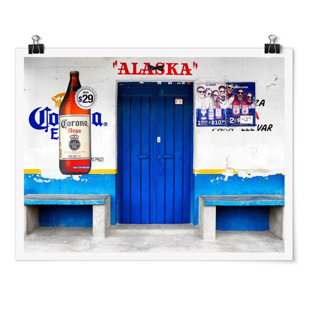 Wandbilder ALASKA Blue Bar