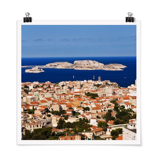 Poster - Marseille - Quadrat 1:1