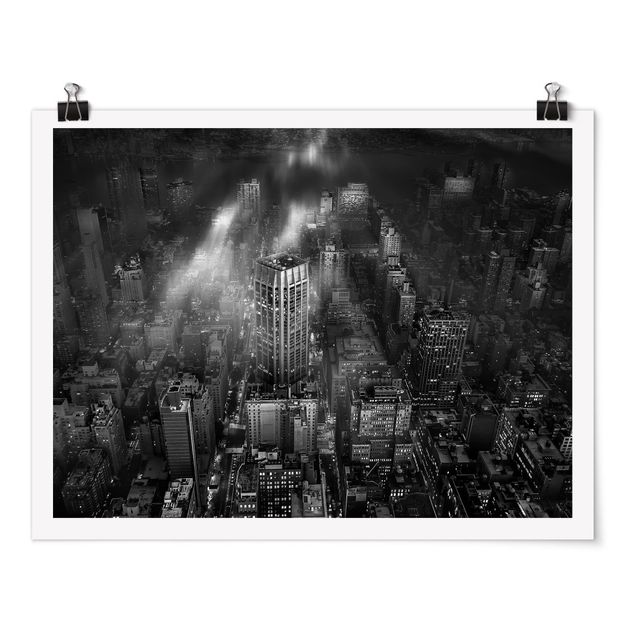 Poster - Sonnenlicht über New York City - Querformat 3:4