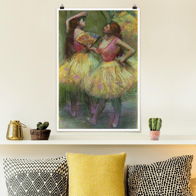 Impressionismus Bilder Edgar Degas - Zwei Tänzerinnen