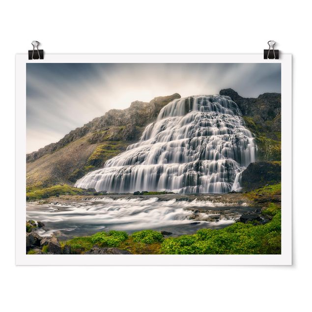 schöne Bilder Dynjandi Wasserfall