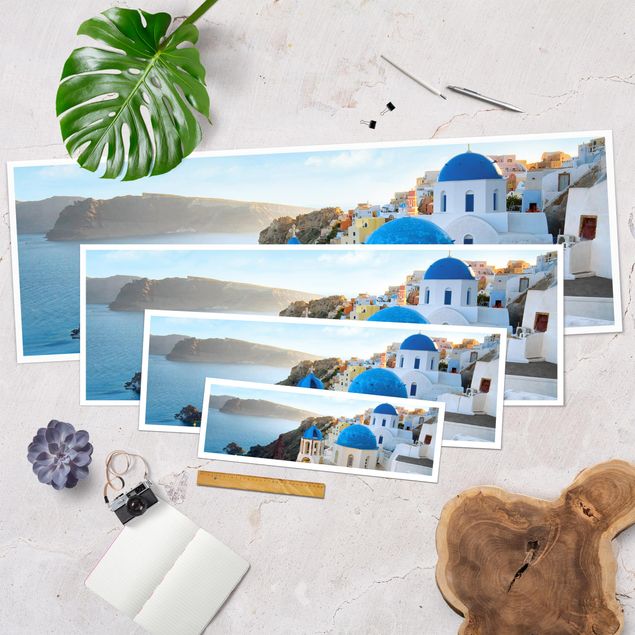 Poster - Santorini - Panorama Querformat