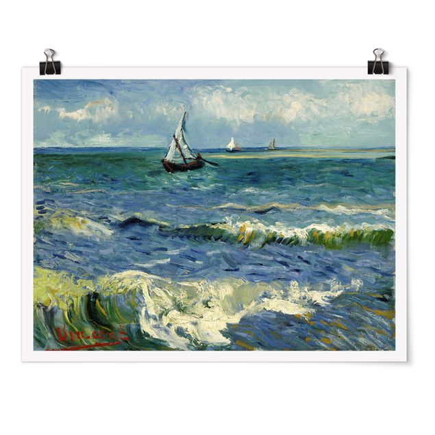 Moderne Poster Vincent van Gogh - Seelandschaft