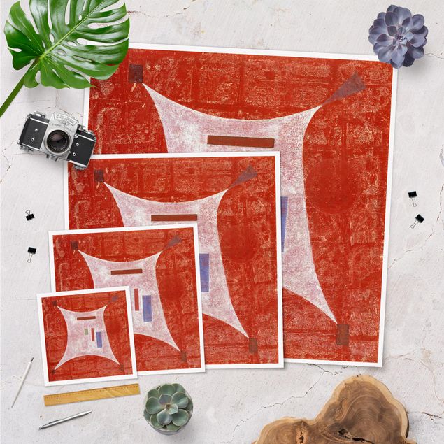 Poster Wassily Kandinsky - Vier Ecken