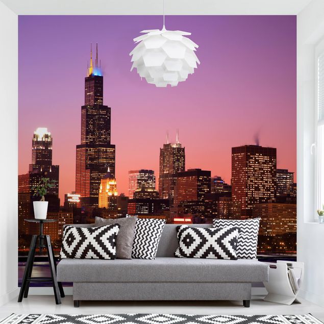 Design Tapeten Chicago Skyline