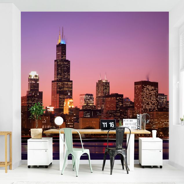 Tapete selbstklebend Chicago Skyline