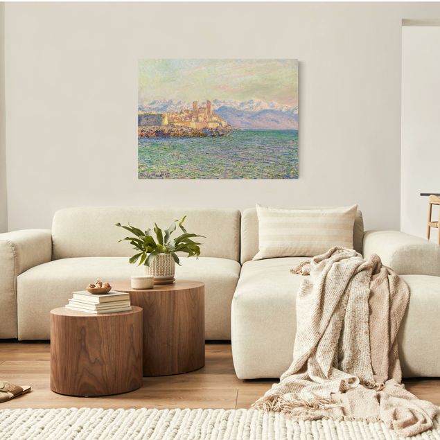 Leinwandbilder Strand Claude Monet - Antibes-Le Fort