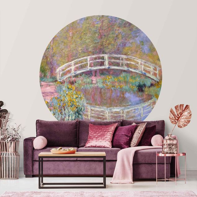 Design Tapeten Claude Monet - Brücke Monets Garten