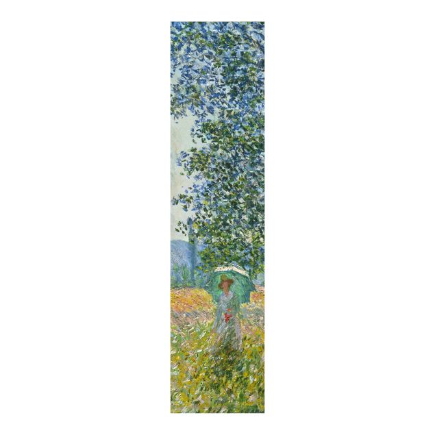 Schiebegardinen Kunstdrucke Claude Monet - Felder im Frühling