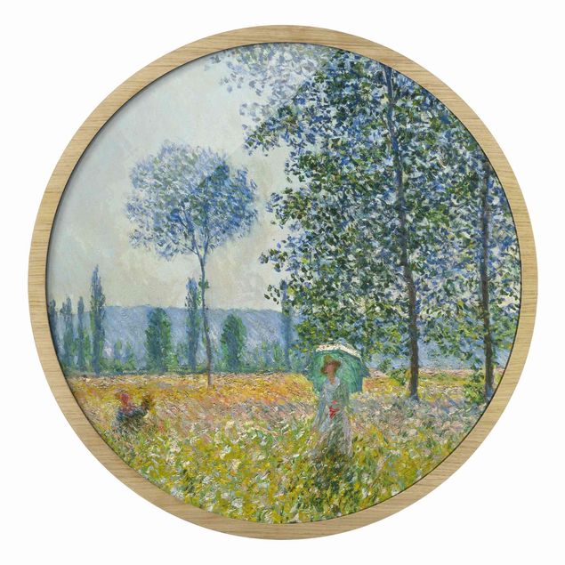 Monet Bilder Claude Monet - Felder im Frühling