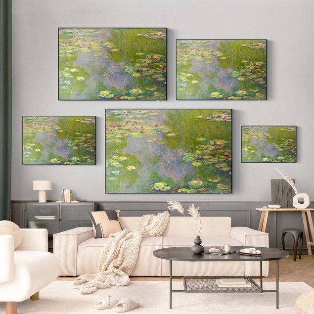 Akustik-Wechselbild - Claude Monet - Grüne Seerosen