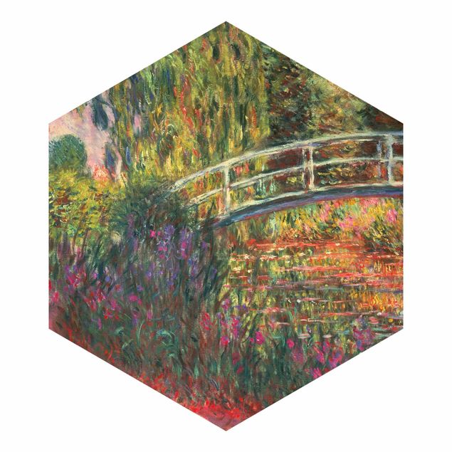 Tapeten Vlies Claude Monet - Japanische Brücke im Garten von Giverny