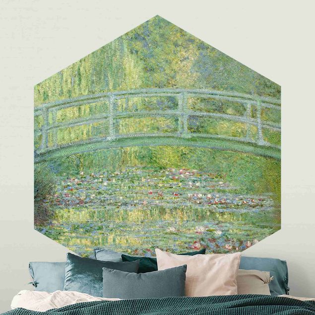 Tapete Pflanzen Claude Monet - Japanische Brücke