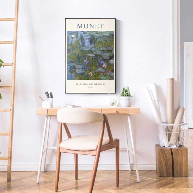 Wandbilder Claude Monet - Seerosen (Nympheas) - Museumsedition