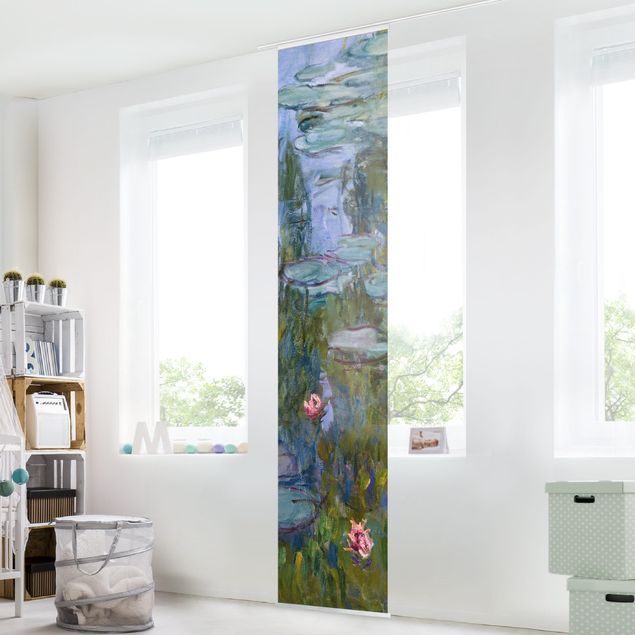 Schiebegardinen Kunstdrucke Claude Monet - Seerosen (Nympheas)