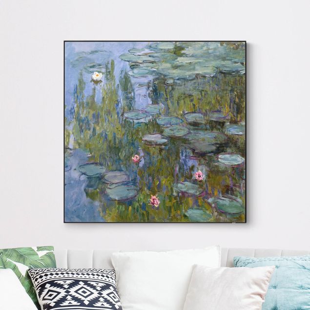 Wechselbild - Claude Monet - Seerosen (Nympheas)