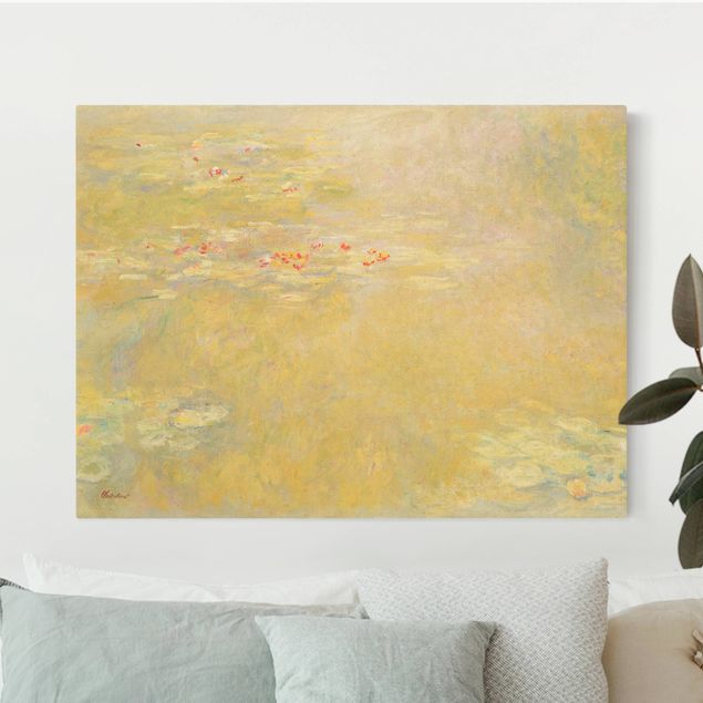 Leinwandbilder kaufen Claude Monet - Seerosenteich