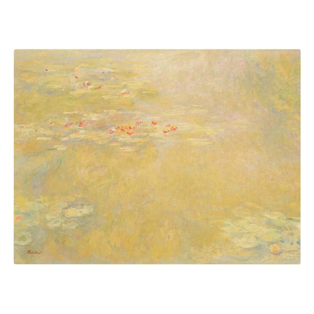 Leinwandbild Natur - Claude Monet - Seerosenteich - Querformat 4:3