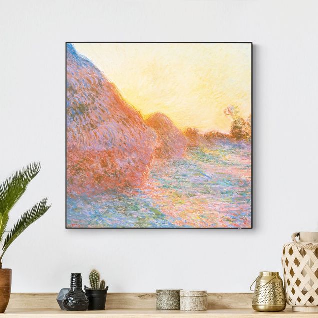 Wechselbild - Claude Monet - Strohschober