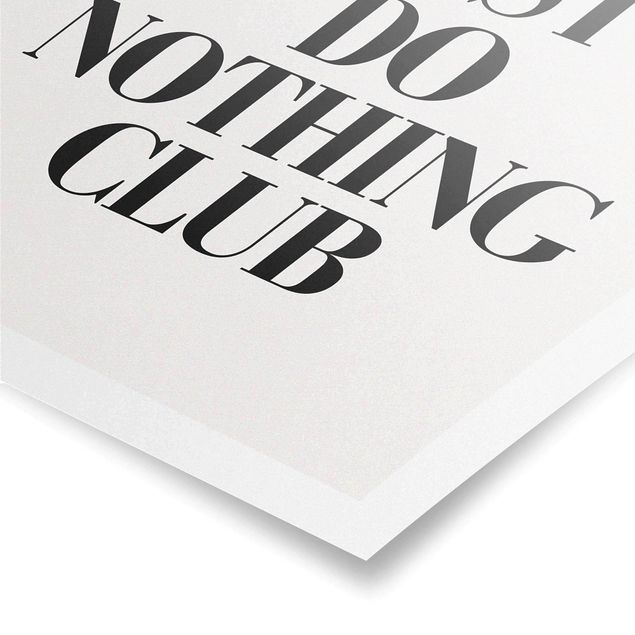 Wandbilder Cocktail - Just do nothing club