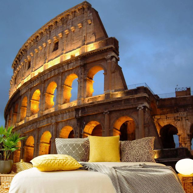 selbstklebende Tapete Colosseum at Night