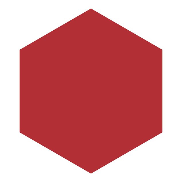 Hexagon Mustertapete selbstklebend - Colour Carmin