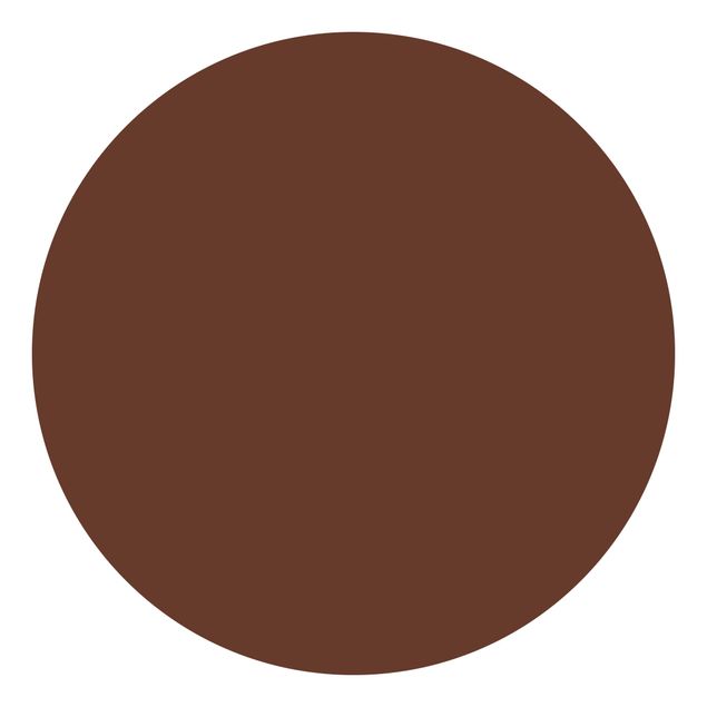 Runde Tapete selbstklebend - Colour Chocolate