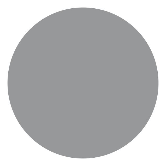 Runde Tapete selbstklebend - Colour Cool Grey