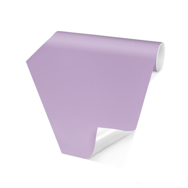 Hexagon Mustertapete selbstklebend - Colour Lavender