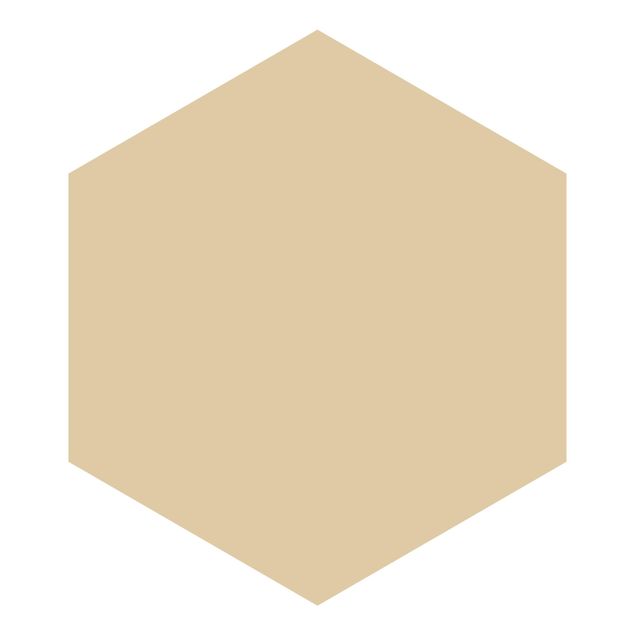 Hexagon Mustertapete selbstklebend - Colour Light Brown