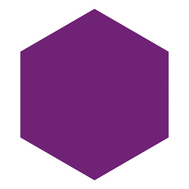 Hexagon Mustertapete selbstklebend - Colour Purple