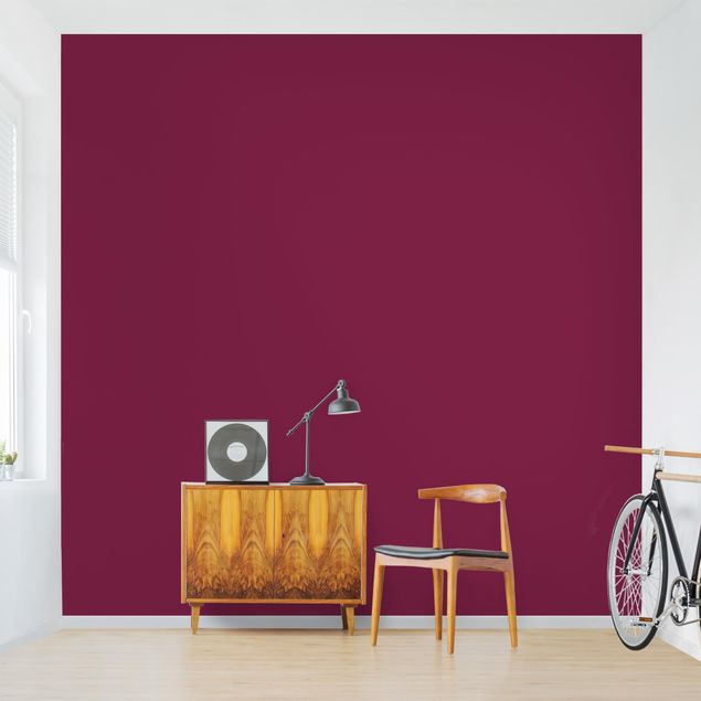 Tapete selbstklebend Colour Wine Red
