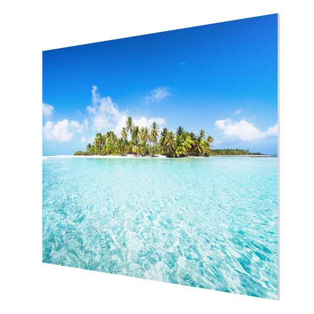 Forex Fine Art Print - Crystal Clear Water - Querformat 4:3