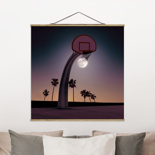 Jonas Loose Prints Basketball mit Mond