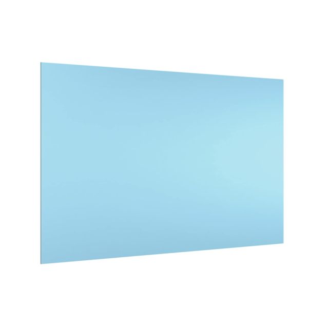 Spritzschutz Glas - Pastellblau - Querformat - 3:2