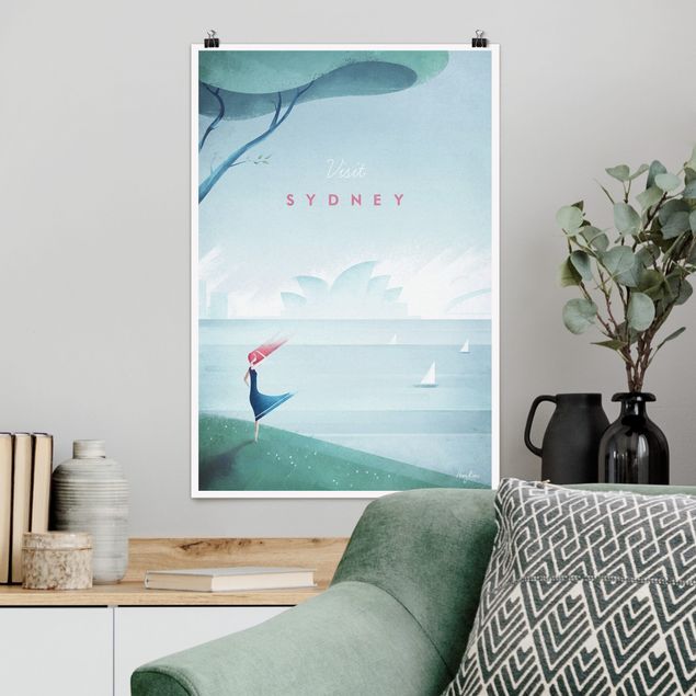 Wand Poster XXL Reiseposter - Sidney