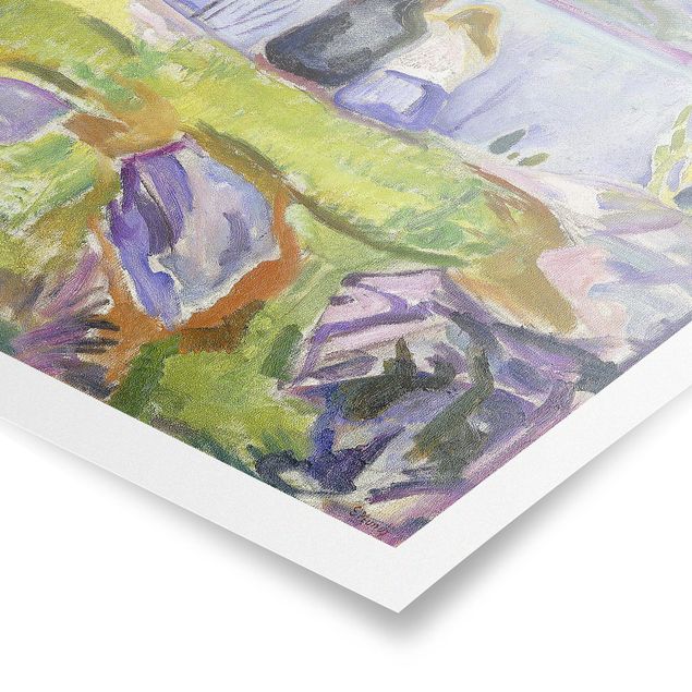 Munch Gemälde Edvard Munch - Frühling