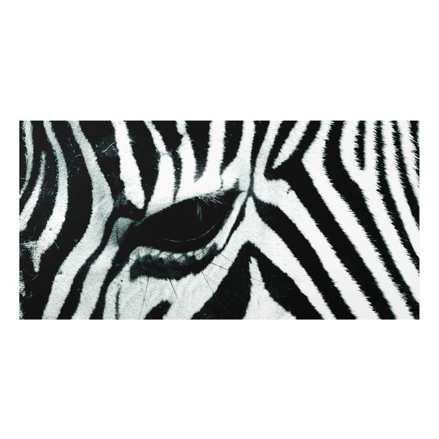 Spritzschutz Glas - Zebra Crossing No.4 - Querformat - 2:1