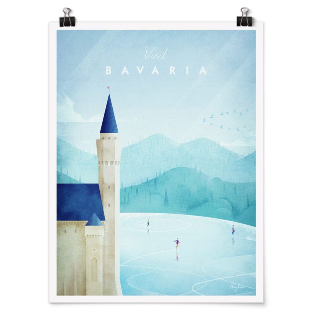 Henry Rivers Bilder Reiseposter - Bavaria