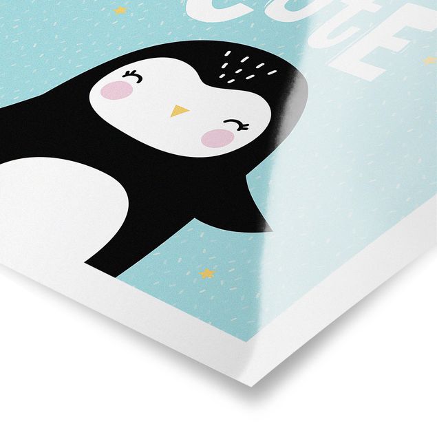 Poster - Super Cute Pinguin - Hochformat 3:4