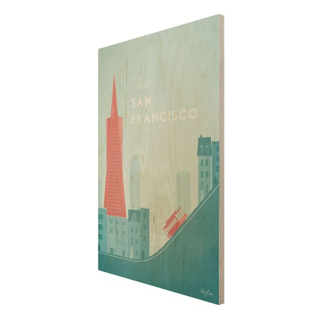 Henry Rivers Poster Reiseposter - San Francisco