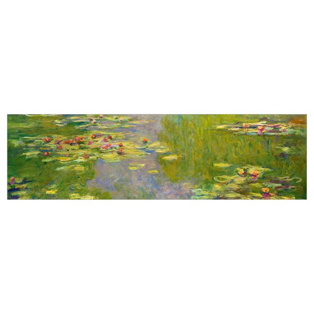 Küchenrückwand - Claude Monet - Grüne Seerosen