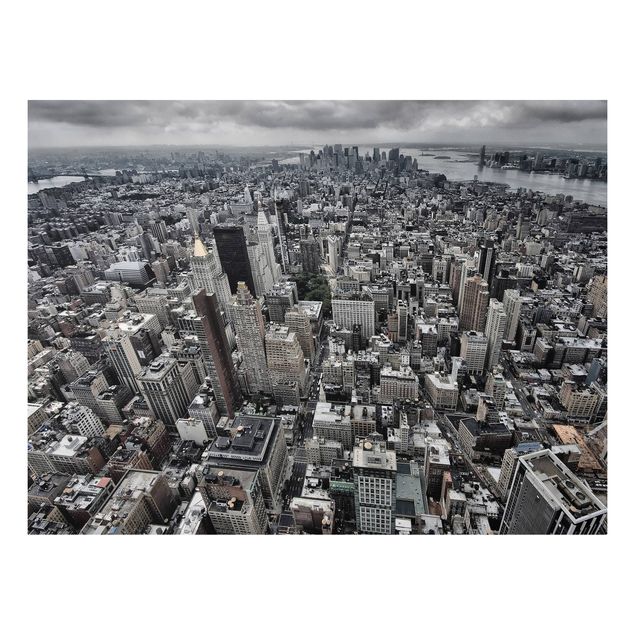 Bilder auf Hartschaumplatte Blick über Manhattan