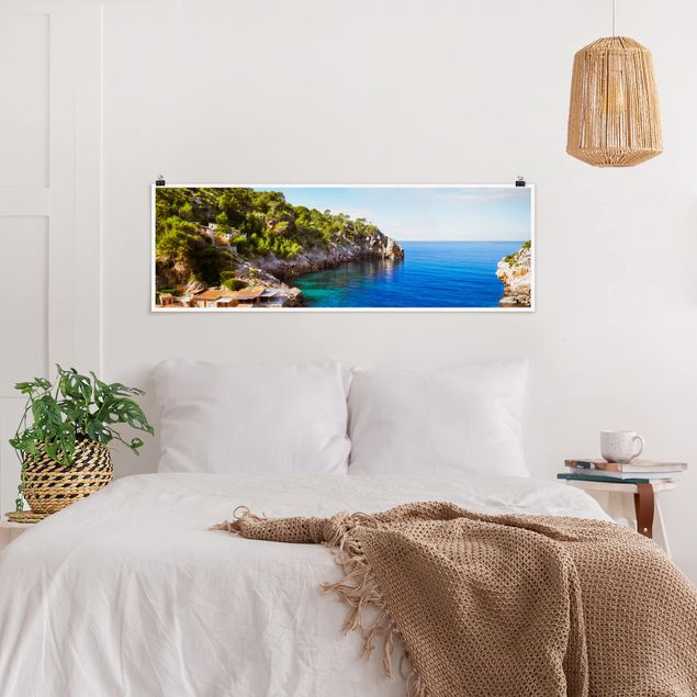 Landschaft Poster kaufen Cala de Deia in Mallorca
